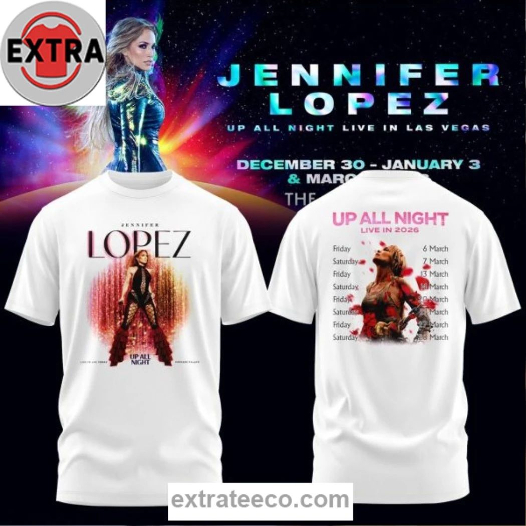 Jennifer Lopez Up All Night Live In 2026 Logo Two Sided T-shirt Unisex T-shirt, Sweatshirt, Hoodie, Long Sleeve Tee - T-Shirt, Sweatshirt, Hoodie