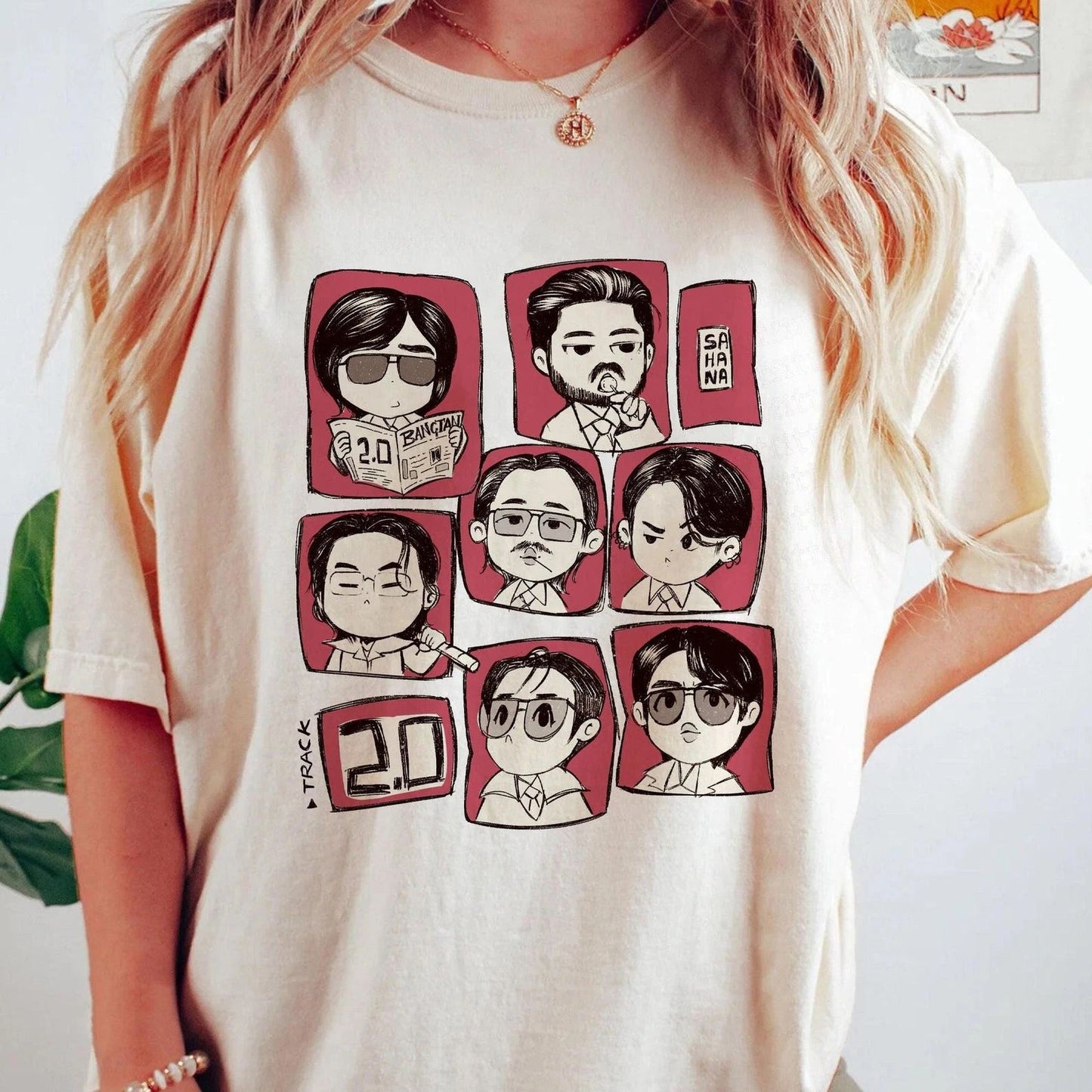 BTS Cute 2.0 T-shirt, Bangtanboys Members, Arirang World Tour 2026 T-shirt Unisex T-shirt, Sweatshirt, Hoodie, Long Sleeve Tee - T-Shirt, Sweatshirt, Hoodie