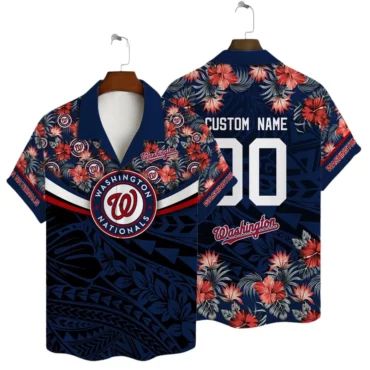 Personalized Washington Nationals Oceanic Dream Hawaiian Shirt Unisex T-shirt, Sweatshirt, Hoodie, Long Sleeve Tee - T-Shirt, Sweatshirt, Hoodie