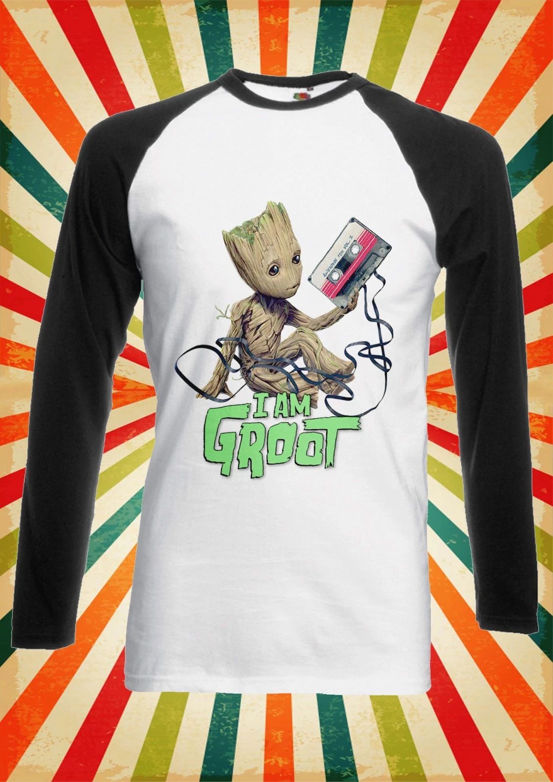 Baby Groot Guardians Galaxy Men Women Long Short Sleeve Baseball T Shirt 1943 Unisex T-shirt, Sweatshirt, Hoodie, Long Sleeve Tee - T-Shirt, Sweatshirt, Hoodie