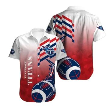 Tennessee Titans Rising Flames Hawaiian Shirt Unisex T-shirt, Sweatshirt, Hoodie, Long Sleeve Tee - T-Shirt, Sweatshirt, Hoodie