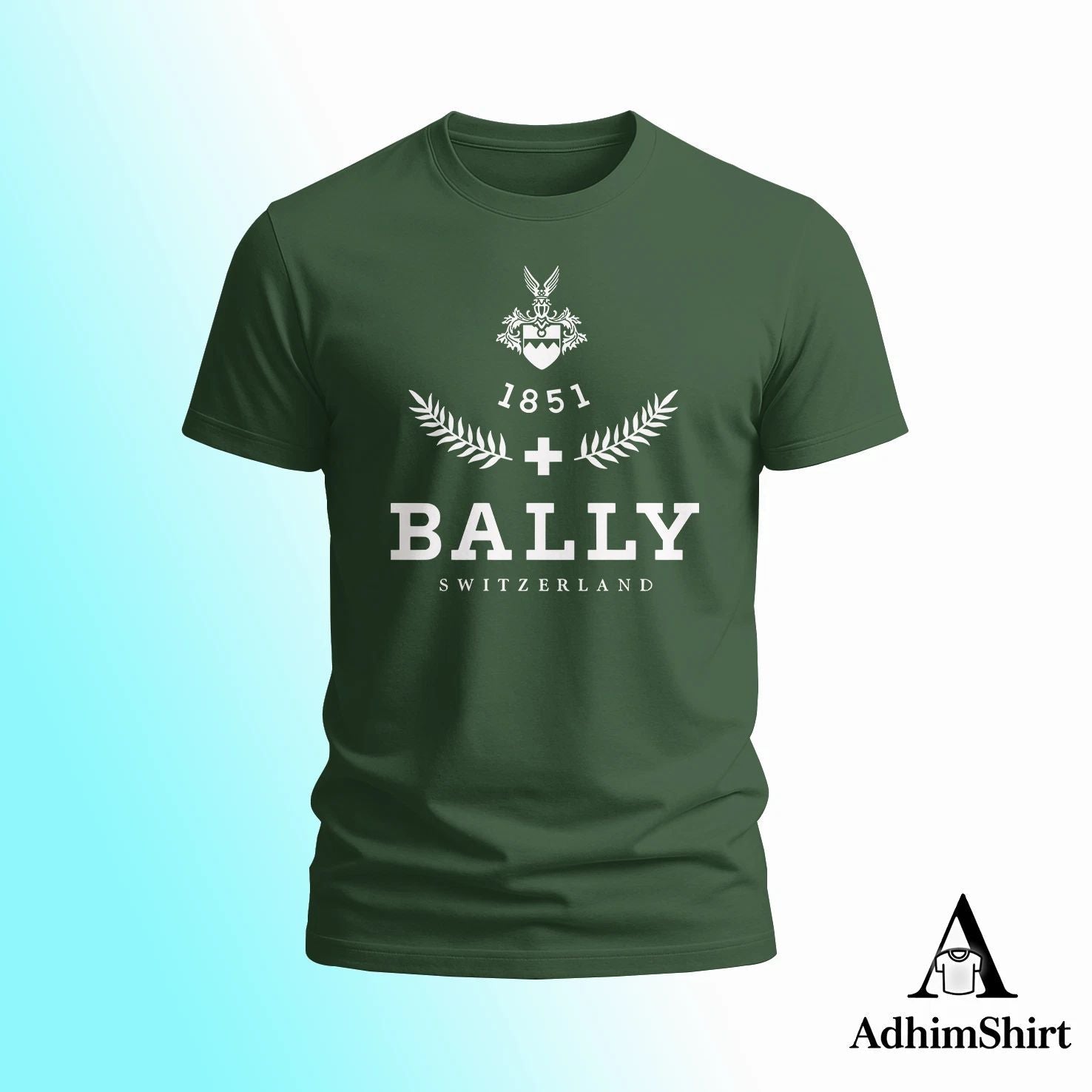 BALLY SWERZERLAND 1851  Logo FUNNY T-SHIRT S-5XL USA many colors Unisex T-shirt, Sweatshirt, Hoodie, Long Sleeve Tee - T-Shirt, Sweatshirt, Hoodie