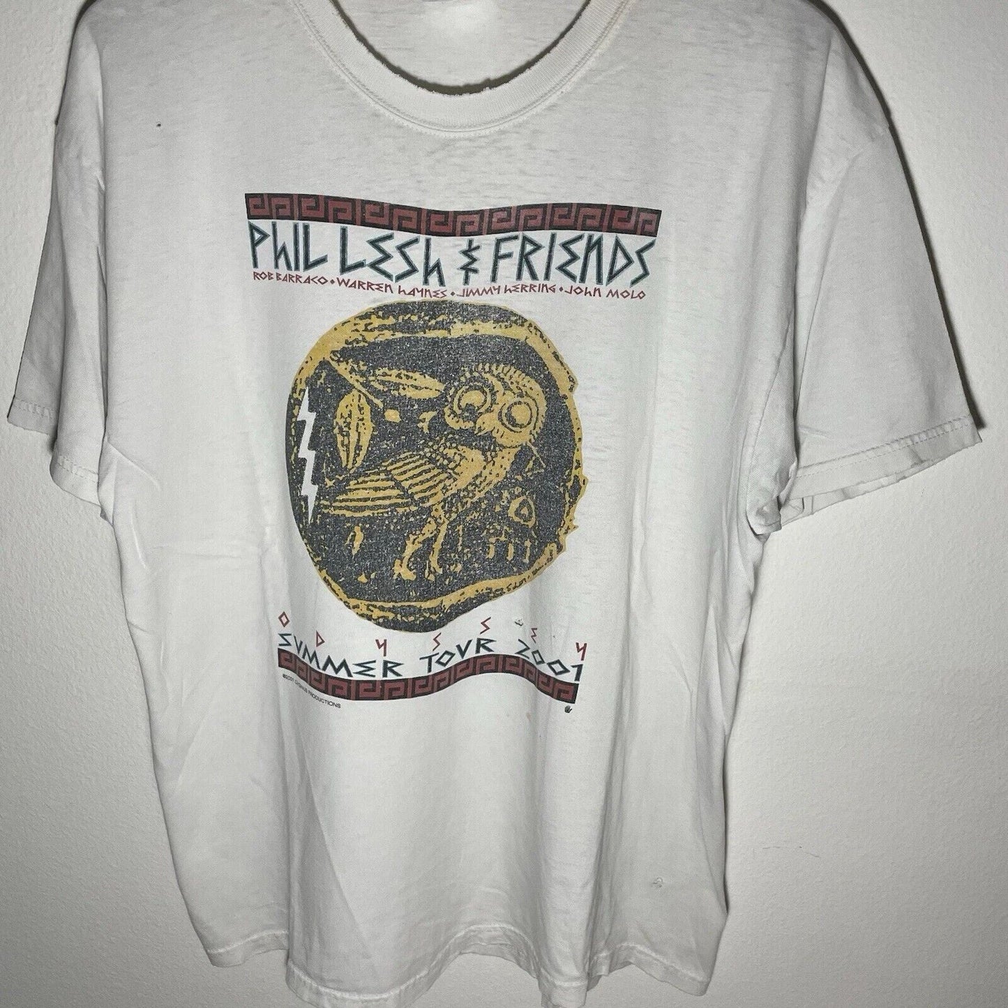 Vintage 2001 Phil Lesh And Friends Odyssey Summer Tour T-Shirt US355 Unisex T-shirt, Sweatshirt, Hoodie, Long Sleeve Tee - T-Shirt, Sweatshirt, Hoodie