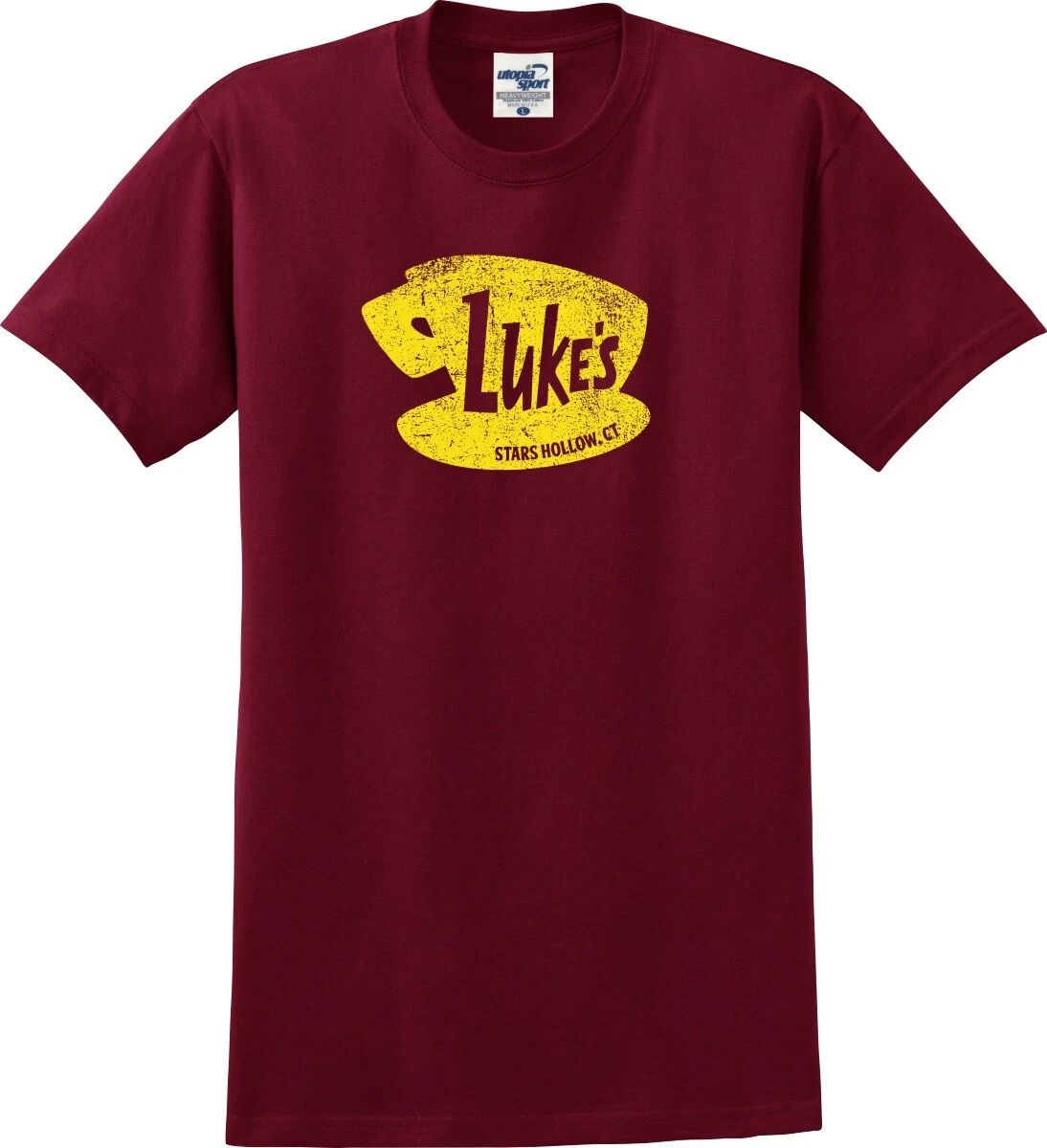 Luke's Diner Stars Hollow Connecticut Distressed Unisex T-Shirt (S-5X) Unisex T-shirt, Sweatshirt, Hoodie, Long Sleeve Tee - T-Shirt, Sweatshirt, Hoodie