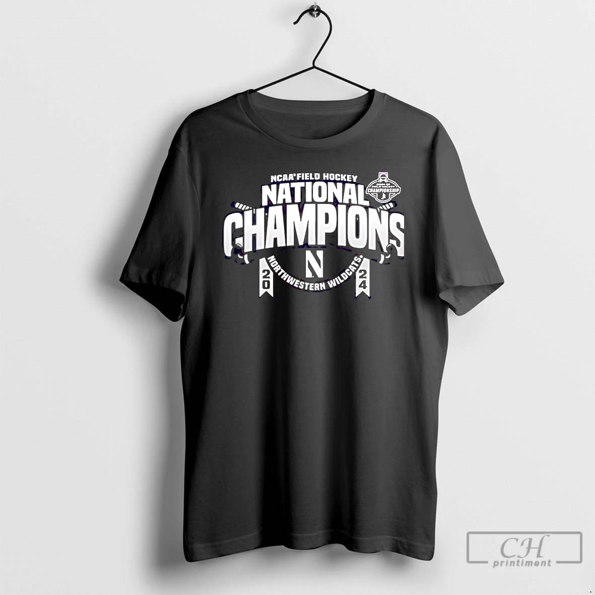 Premium Northwestern Wildcats 2024 Field Hockey National Champions Christmas T Shirts Unisex T-shirt, Sweatshirt, Hoodie, Long Sleeve Tee - T-Shirt, Sweatshirt, Hoodie