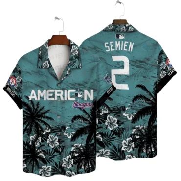 Marcus Semien Texas Rangers Hawaiian Shirt Unisex T-shirt, Sweatshirt, Hoodie, Long Sleeve Tee - T-Shirt, Sweatshirt, Hoodie