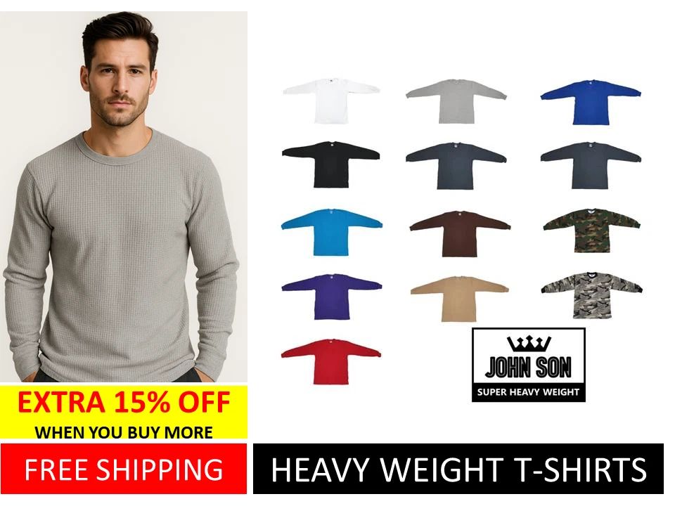 Thermal Long Sleeve Shirt for Cold Work Freezer Warehouse AC Job Warm [JOHN SON] Unisex T-shirt, Sweatshirt, Hoodie, Long Sleeve Tee - T-Shirt, Sweatshirt, Hoodie