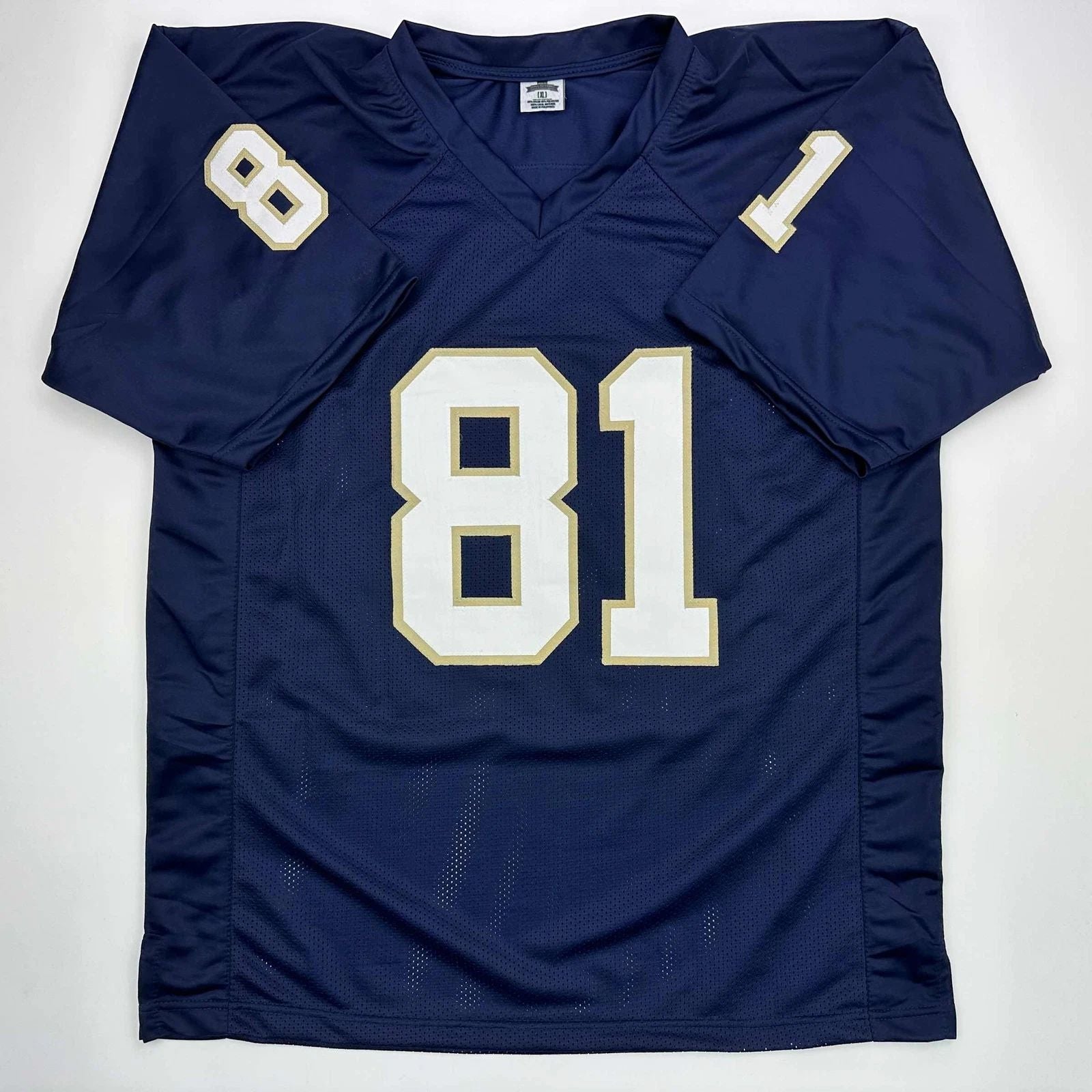 Tim Brown ND Blue Reprint Jersey Unisex T-shirt, Sweatshirt, Hoodie, Long Sleeve Tee - T-Shirt, Sweatshirt, Hoodie