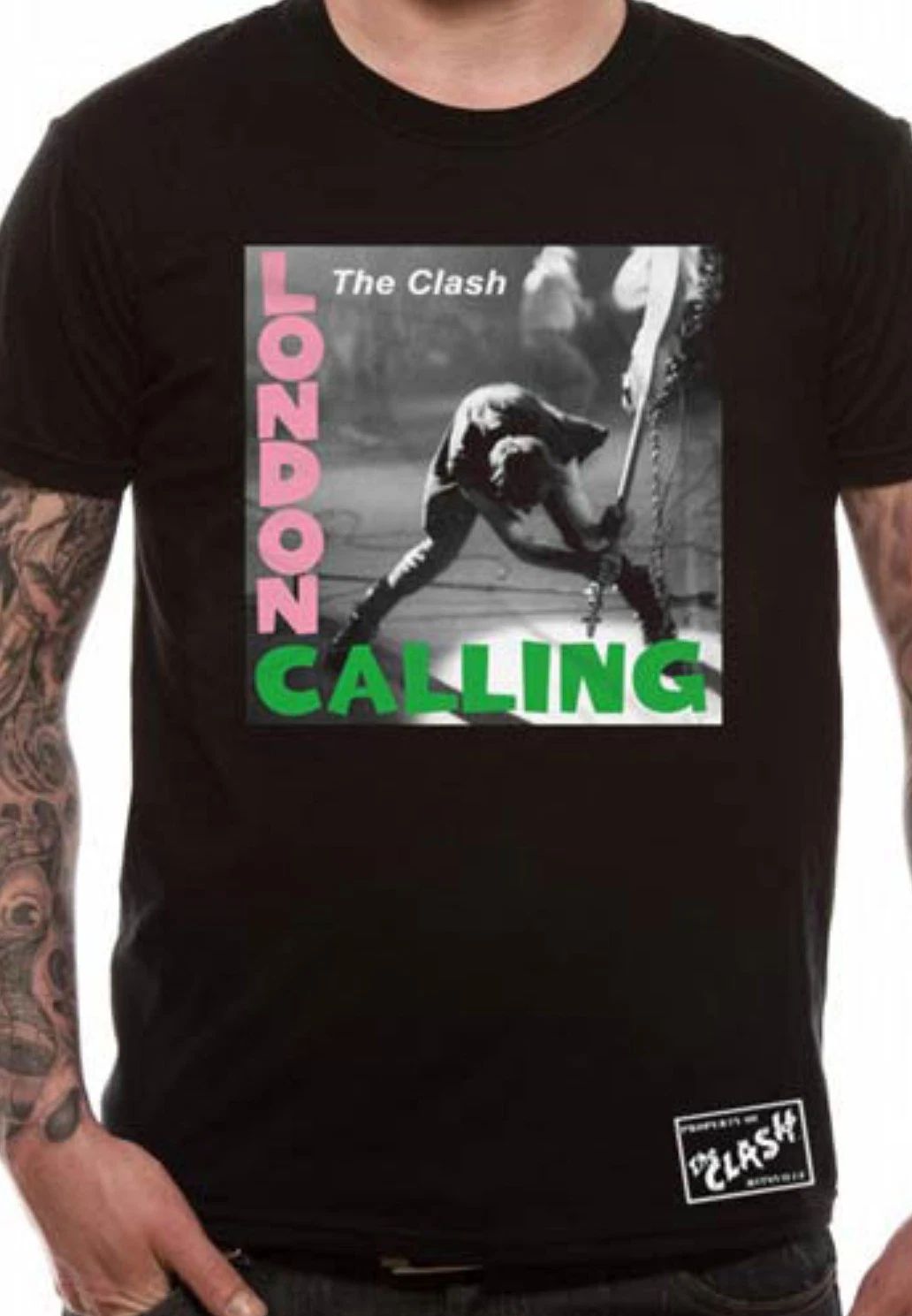 The Clash London Calling Joe Strummer Rock Official Mens Unisex T-Shirt Unisex T-shirt, Sweatshirt, Hoodie, Long Sleeve Tee - T-Shirt, Sweatshirt, Hoodie