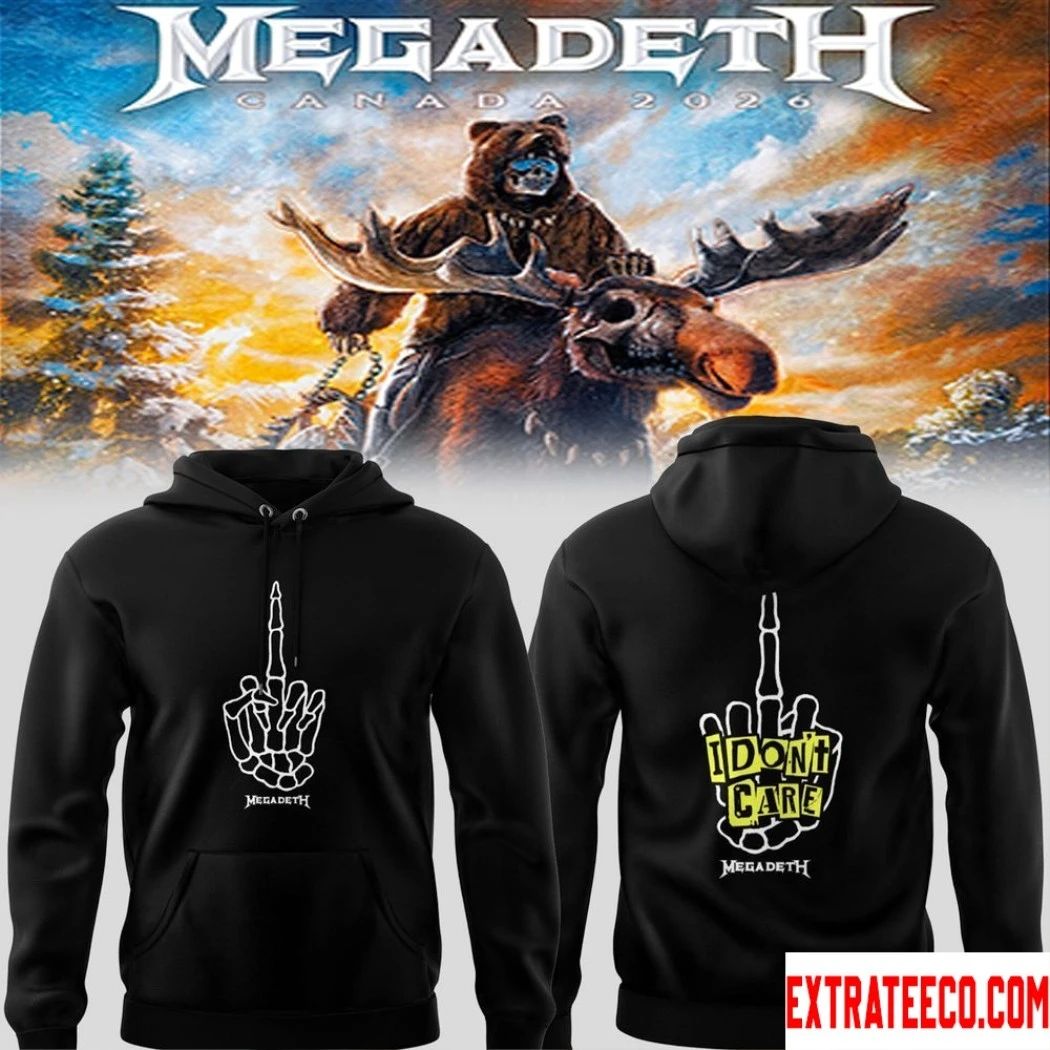 Original Megadeth Canada Tour 2026 Two Sided Shirt Unisex T-shirt, Sweatshirt, Hoodie, Long Sleeve Tee - T-Shirt, Sweatshirt, Hoodie