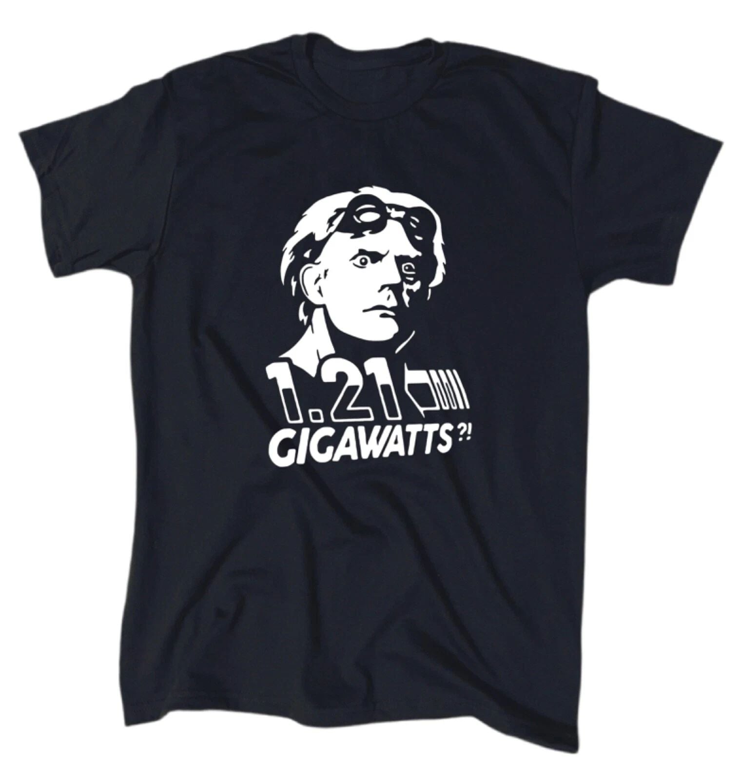 Back To The Future 1.21 Gigawatts Men's T-Shirt - Crew - Gift - Movie - Classic Unisex T-shirt, Sweatshirt, Hoodie, Long Sleeve Tee - T-Shirt, Sweatshirt, Hoodie