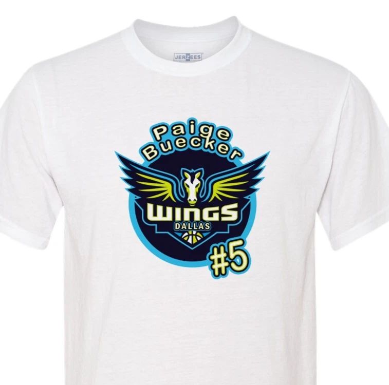 Paige Buecker #5 - Wings - Team Buecker - Dallas - WNBA - Short Sleeve T-Shirt Unisex T-shirt, Sweatshirt, Hoodie, Long Sleeve Tee - T-Shirt, Sweatshirt, Hoodie