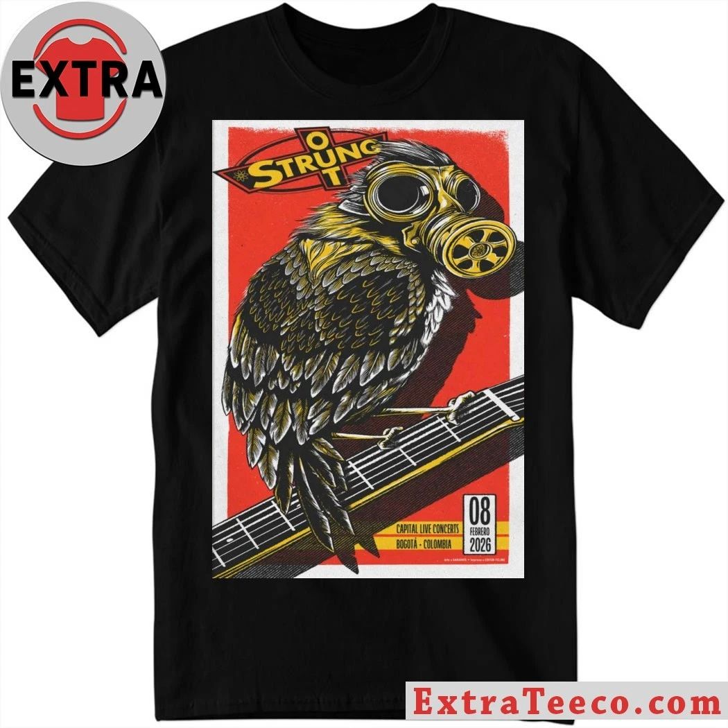 Strung Out February 8 2026 At Capital Music By Relevant Show Poster Shirt Unisex T-shirt, Sweatshirt, Hoodie, Long Sleeve Tee - T-Shirt, Sweatshirt, Hoodie