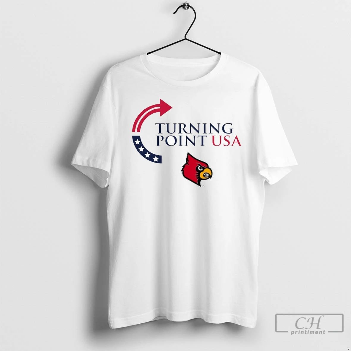 Premium Louisville Cardinals Turning Point Usa Unisex T-shirt, Sweatshirt, Hoodie, Long Sleeve Tee - T-Shirt, Sweatshirt, Hoodie