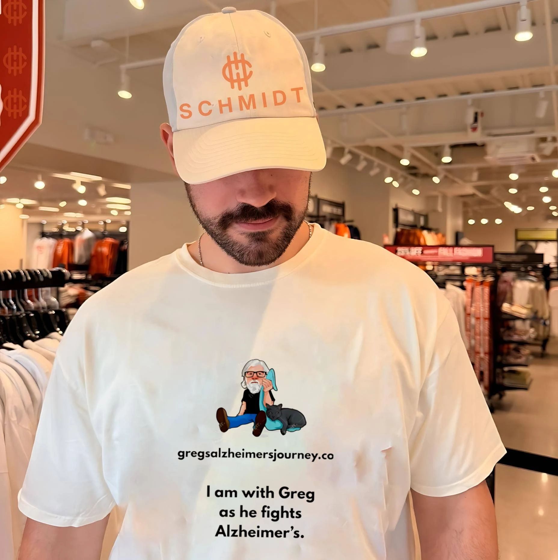 I Am With Greg As He Fights Alzheimers shirt Unisex T-shirt, Sweatshirt, Hoodie, Long Sleeve Tee - T-Shirt, Sweatshirt, Hoodie