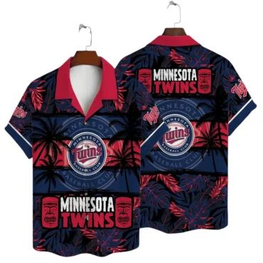 Minnesota Twins Paradise Print Hawaiian Shirt Unisex T-shirt, Sweatshirt, Hoodie, Long Sleeve Tee - T-Shirt, Sweatshirt, Hoodie