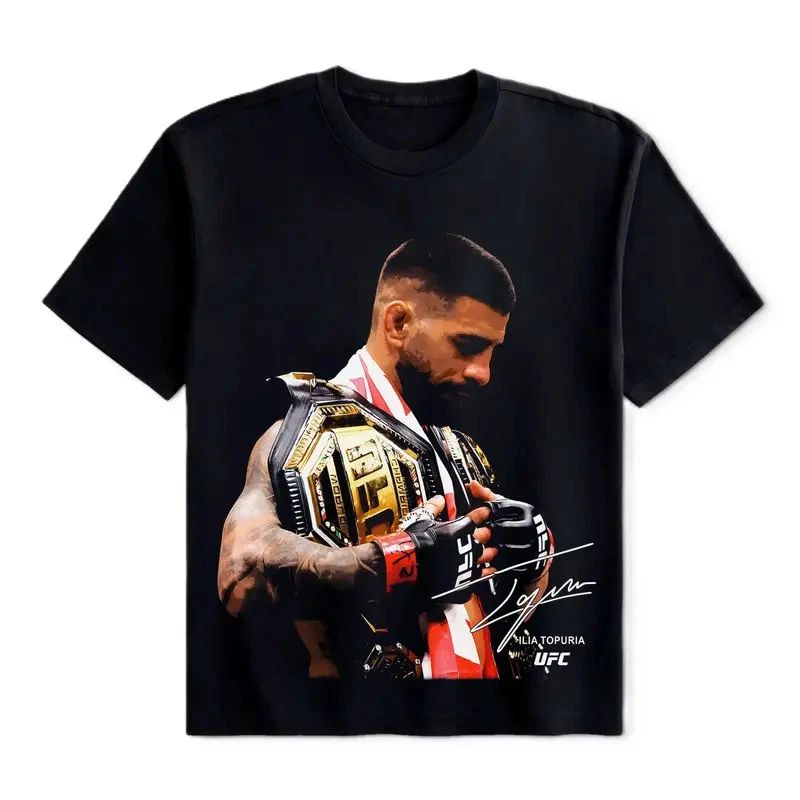 Ilia Topuria UFC Fighters Tee, UFC Fighters T Shirt, Graphic T-Shirt Unisex T-shirt, Sweatshirt, Hoodie, Long Sleeve Tee - T-Shirt, Sweatshirt, Hoodie