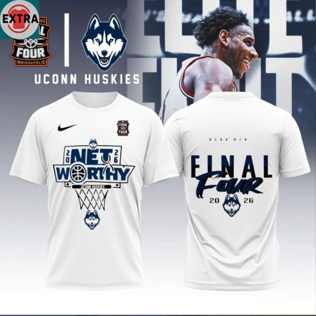 UConn Huskies Final Four Series 2026 Champions Logo Two Sided Shirt- Top-Rated Gift for College Basketball Lovers - T-Shirt, Sweatshirt, Hoodie