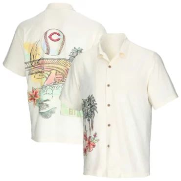 Cincinnati Reds Vintage Beach Hawaiian Shirt Unisex T-shirt, Sweatshirt, Hoodie, Long Sleeve Tee - T-Shirt, Sweatshirt, Hoodie