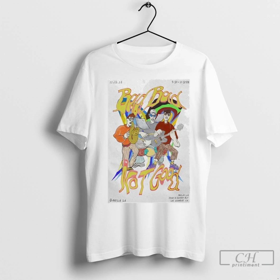 Premium Bad Bad Not Good Los Angeles Ca November 12 2025 Concert Unisex T-shirt, Sweatshirt, Hoodie, Long Sleeve Tee - T-Shirt, Sweatshirt, Hoodie