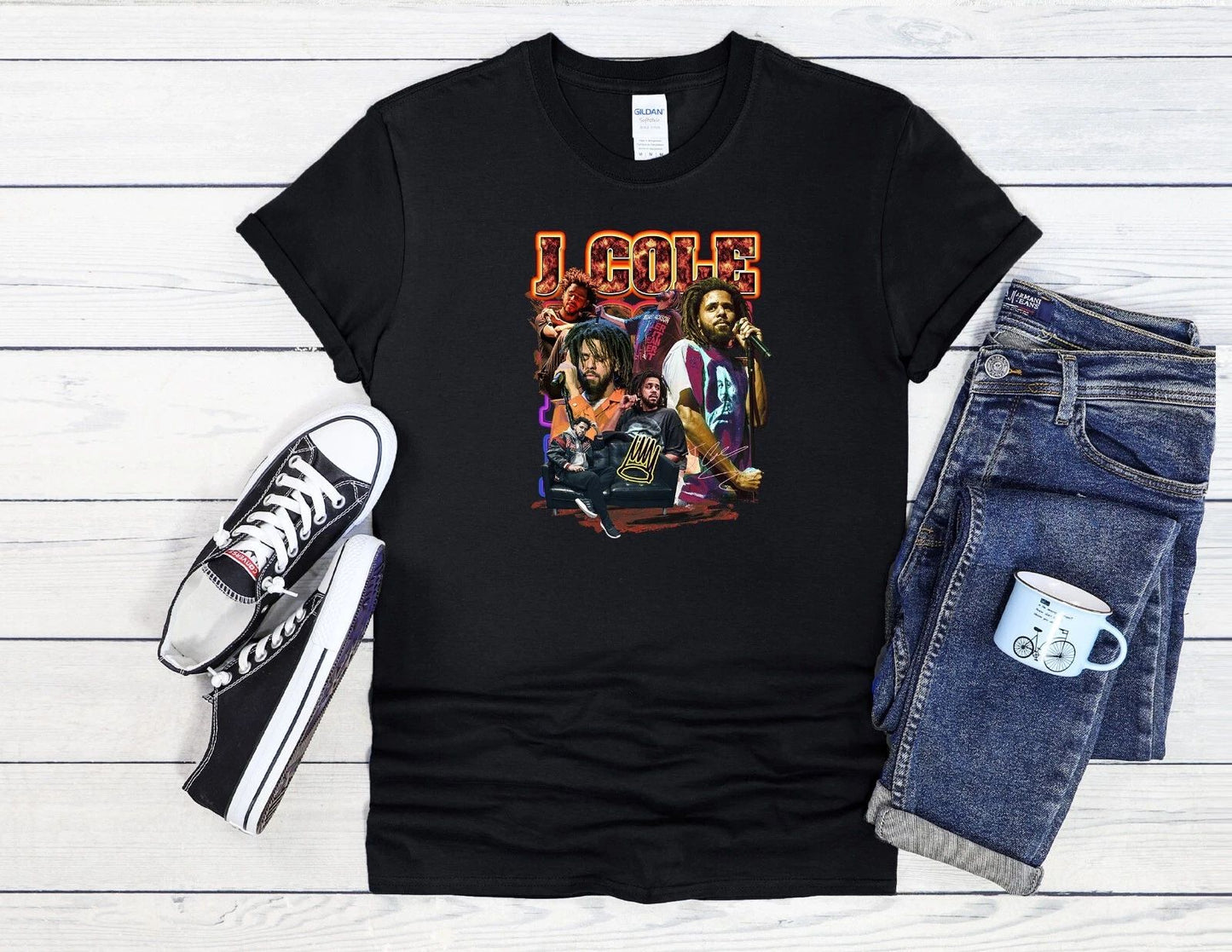 J. Cole T-Shirt Concert Collage Cool Men Women Unisex Shirt Hoodie Baseball 4283 Unisex T-shirt, Sweatshirt, Hoodie, Long Sleeve Tee - T-Shirt, Sweatshirt, Hoodie