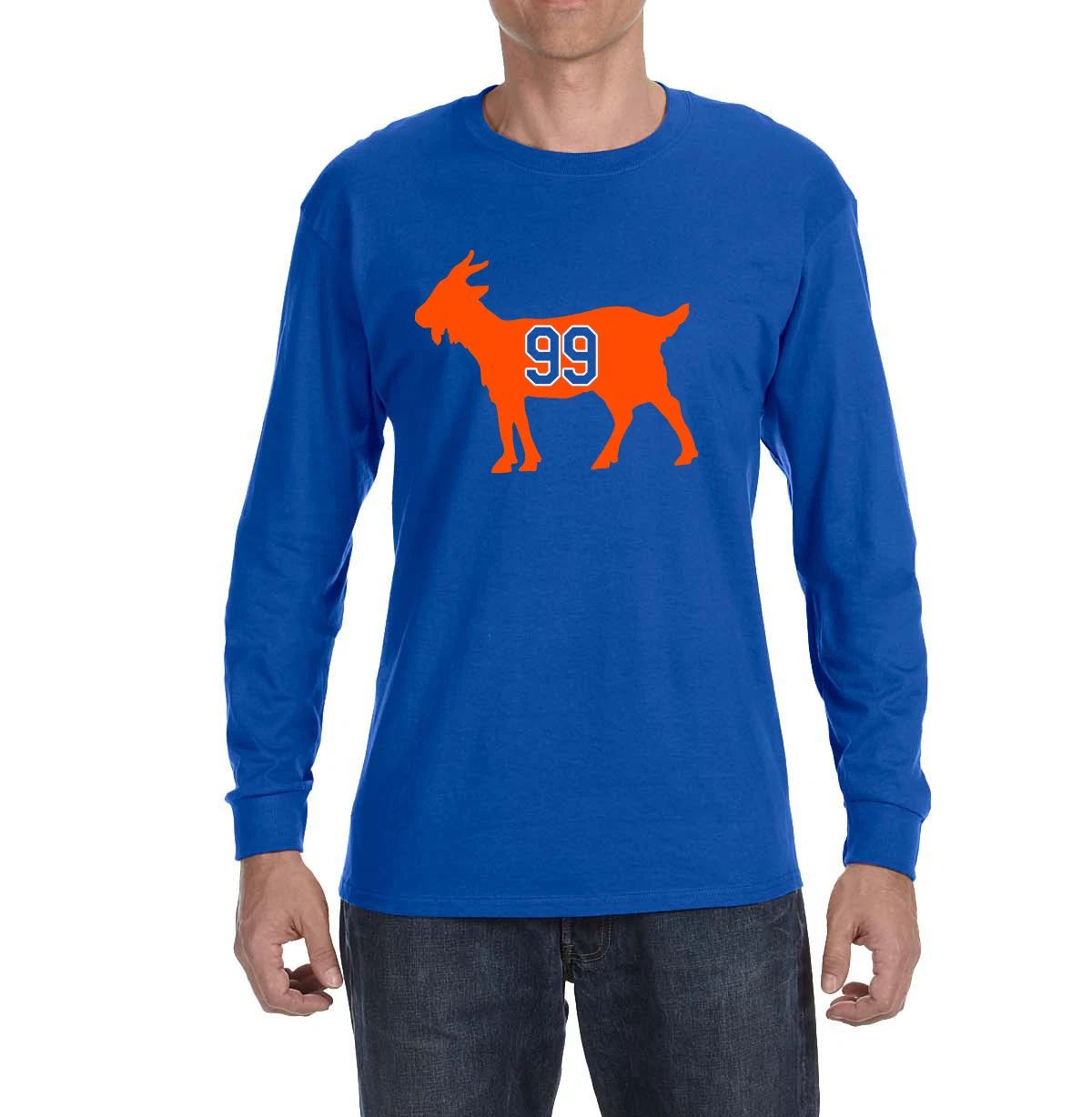 Edmonton Oilers Wayne Gretzky Goat Long sleeve shirt Unisex T-shirt, Sweatshirt, Hoodie, Long Sleeve Tee - T-Shirt, Sweatshirt, Hoodie