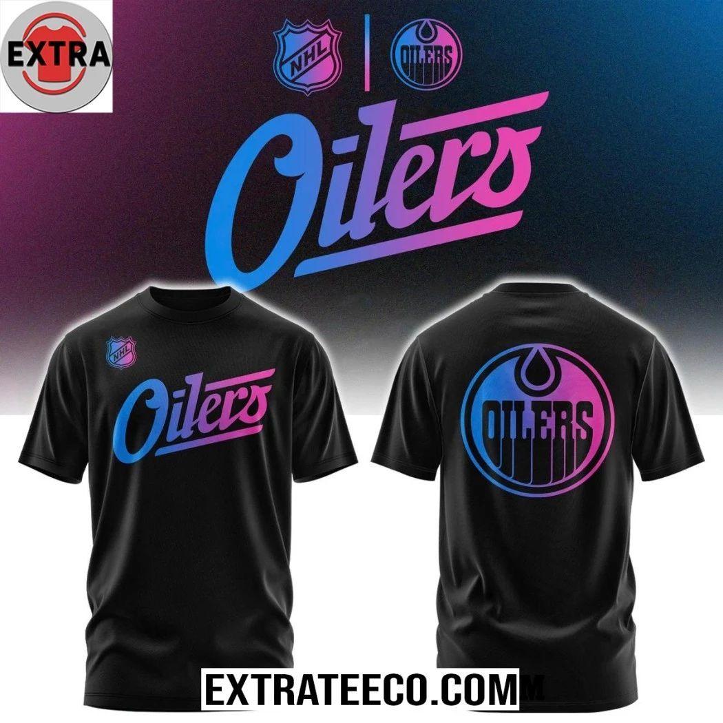 Edmonton Oilers Cyberpunk Vibe 2026 Night Hoodie T-Shirt Unisex T-shirt, Sweatshirt, Hoodie, Long Sleeve Tee - T-Shirt, Sweatshirt, Hoodie