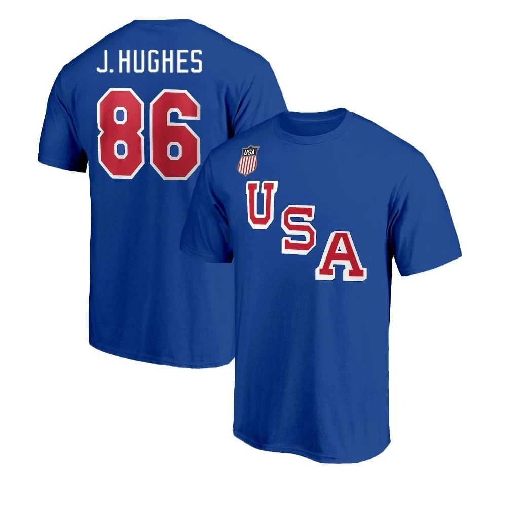 Hughes 86 USA Hockey T-Shirt Team USA Olympic Style Unisex S-5XL Unisex T-shirt, Sweatshirt, Hoodie, Long Sleeve Tee - T-Shirt, Sweatshirt, Hoodie