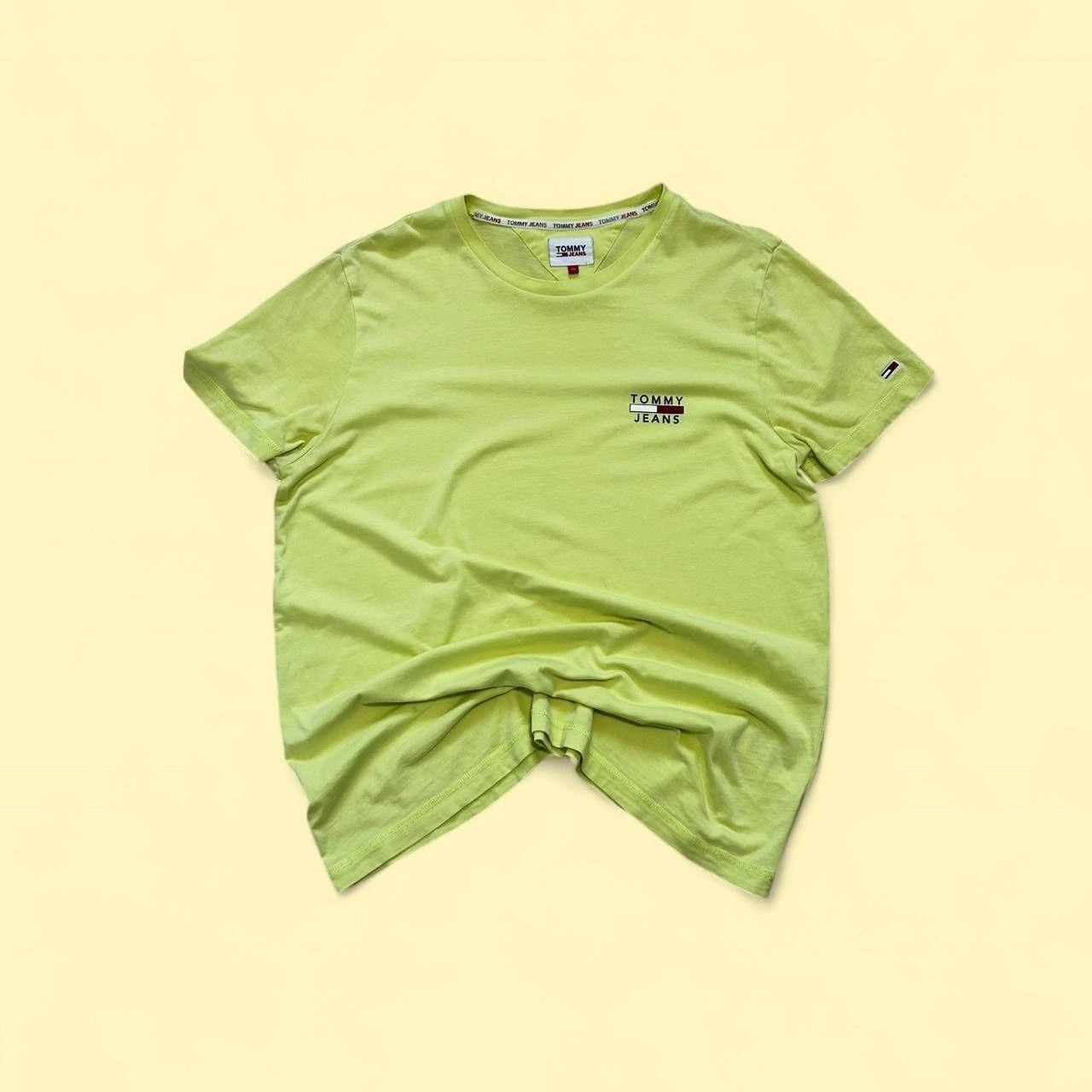 Tommy Jeans T-Shirt Lime Green Unisex T-shirt, Sweatshirt, Hoodie, Long Sleeve Tee - T-Shirt, Sweatshirt, Hoodie