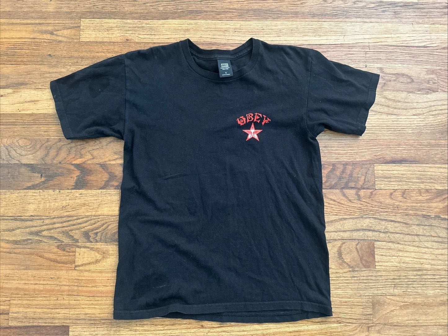 Obey T-Shirt Men's Small Black Short Sleeve Graphic Tee Casual Streetwear Unisex T-shirt, Sweatshirt, Hoodie, Long Sleeve Tee - T-Shirt, Sweatshirt, Hoodie