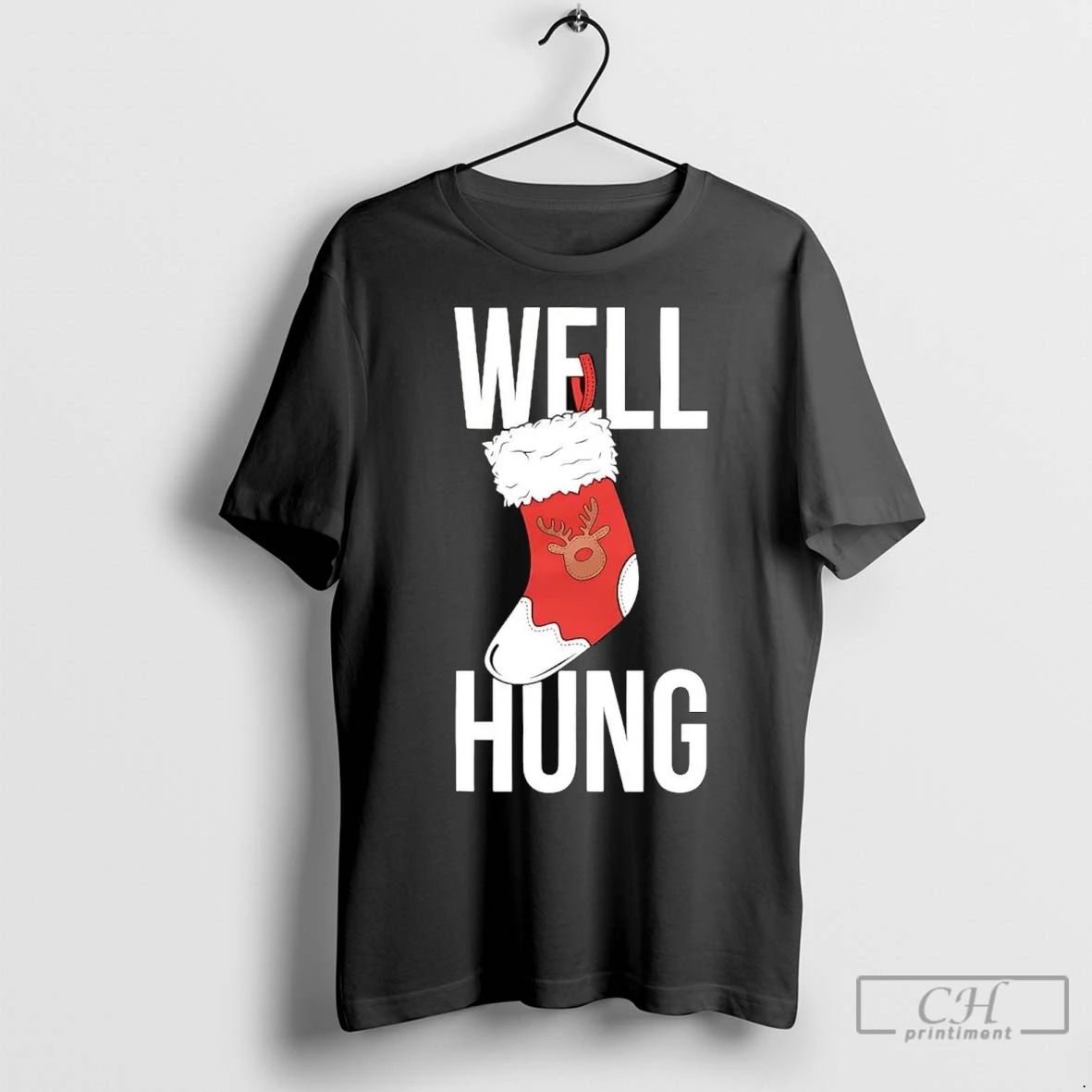 Premium Sox Well Hung Christmas Unisex T-shirt, Sweatshirt, Hoodie, Long Sleeve Tee - T-Shirt, Sweatshirt, Hoodie