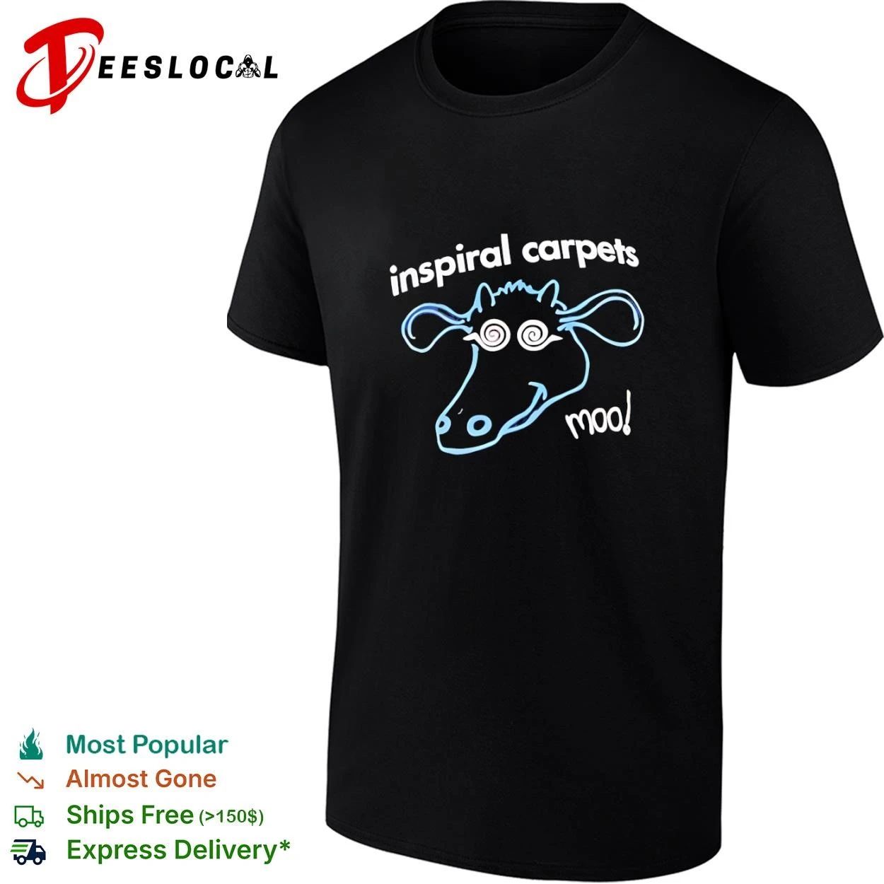 Inspiral Carpets Moo Madchester Indie Rock T-shirt Unisex T-shirt, Sweatshirt, Hoodie, Long Sleeve Tee - T-Shirt, Sweatshirt, Hoodie