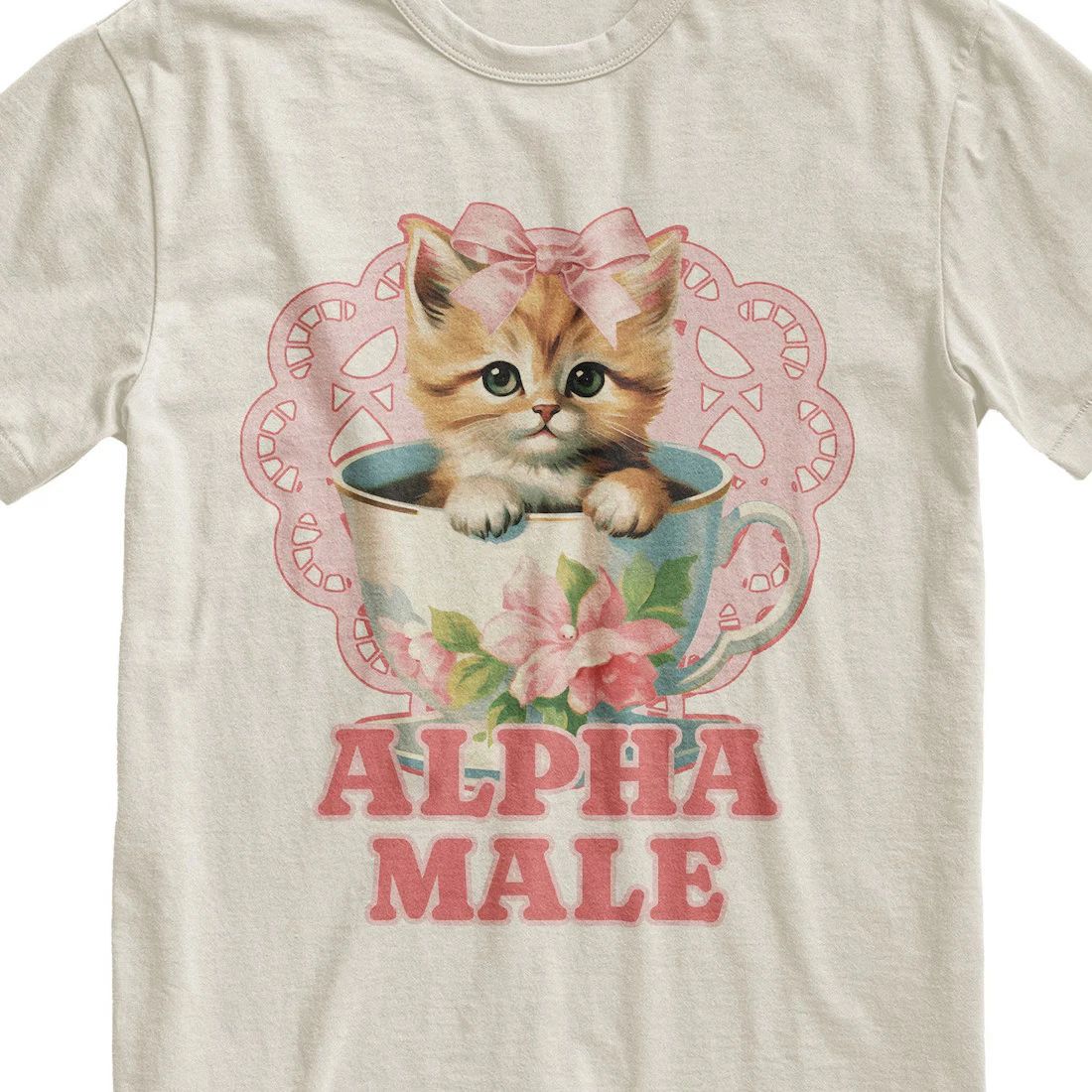 Alpha Male Funny Kitten Tshirt, Funny Cat Meme Shirt, Boyfriend Gifts, Unisex T-shirt, Sweatshirt, Hoodie, Long Sleeve Tee - T-Shirt, Sweatshirt, Hoodie