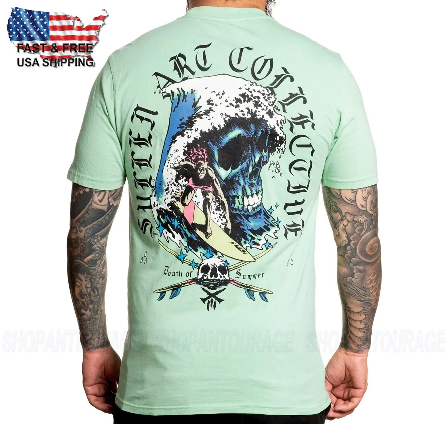 Sullen Art Collective Death Swell Premium SCM6308 T-Shirt Per Uomo Unisex T-shirt, Sweatshirt, Hoodie, Long Sleeve Tee - T-Shirt, Sweatshirt, Hoodie