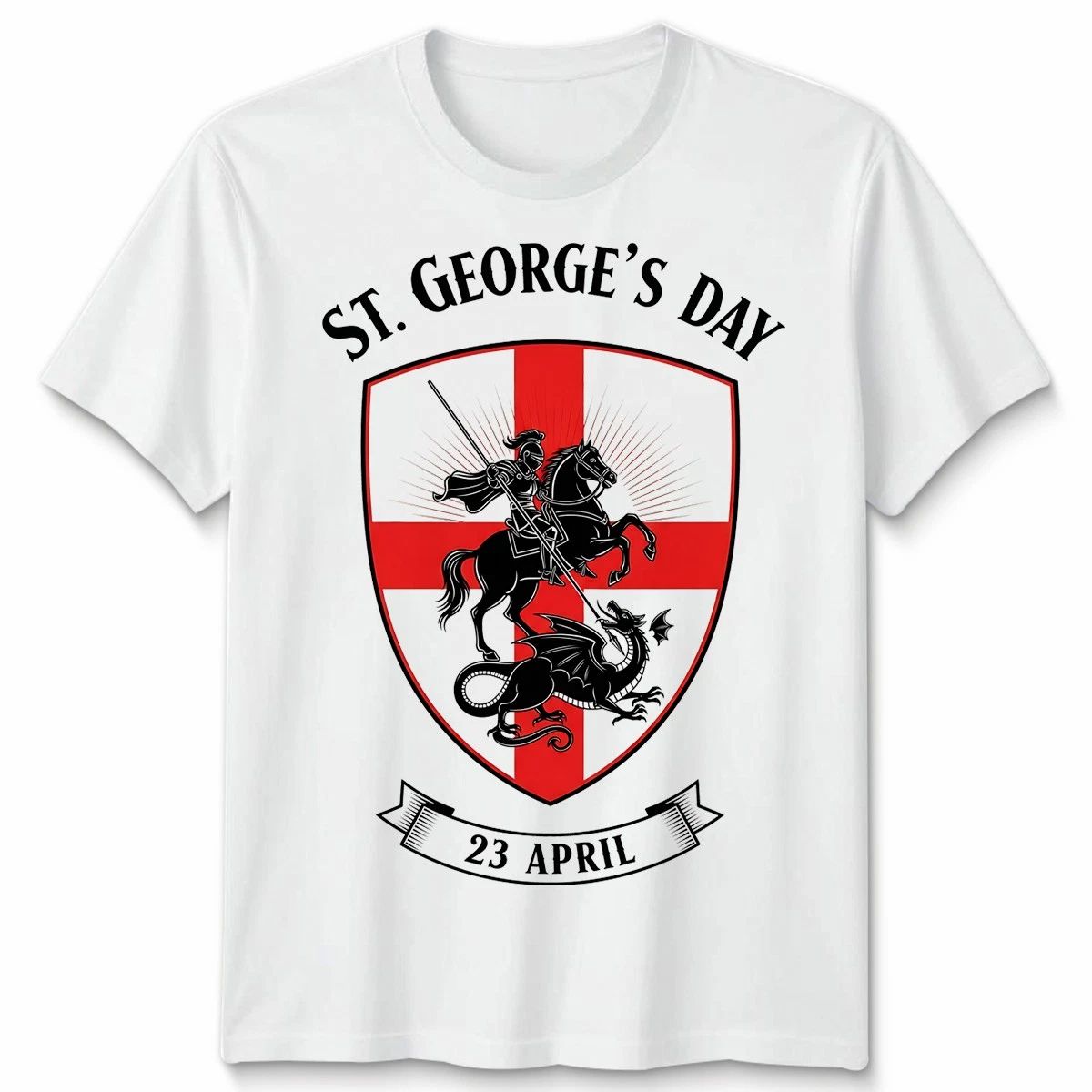 St Georges Day England Dragon Knight St Georges Unisex Tshirt Unisex T-shirt, Sweatshirt, Hoodie, Long Sleeve Tee - T-Shirt, Sweatshirt, Hoodie