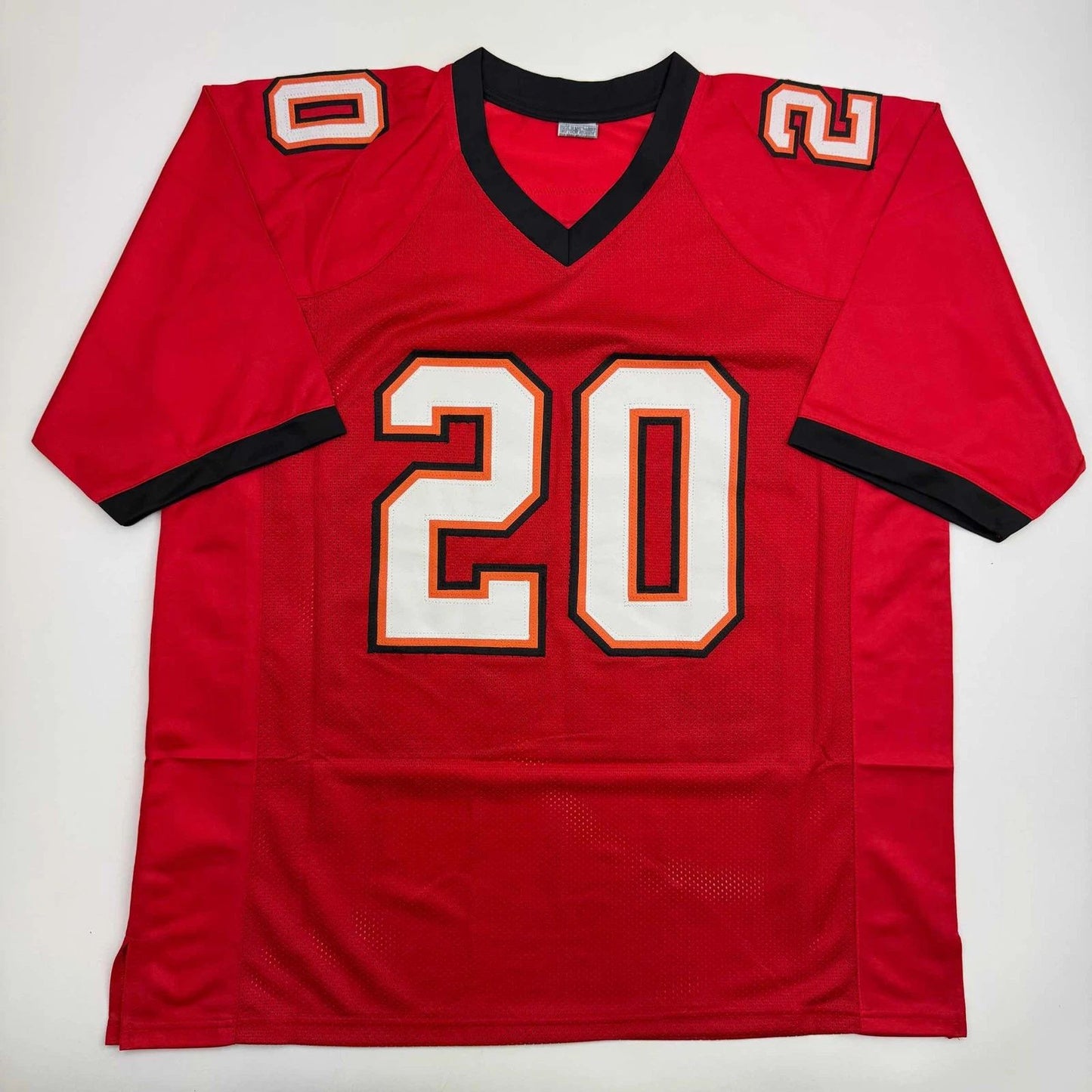 Ronde Barber HOF 23 Tampa Bay Red Football Jersey Beckett Unisex T-shirt, Sweatshirt, Hoodie, Long Sleeve Tee - T-Shirt, Sweatshirt, Hoodie