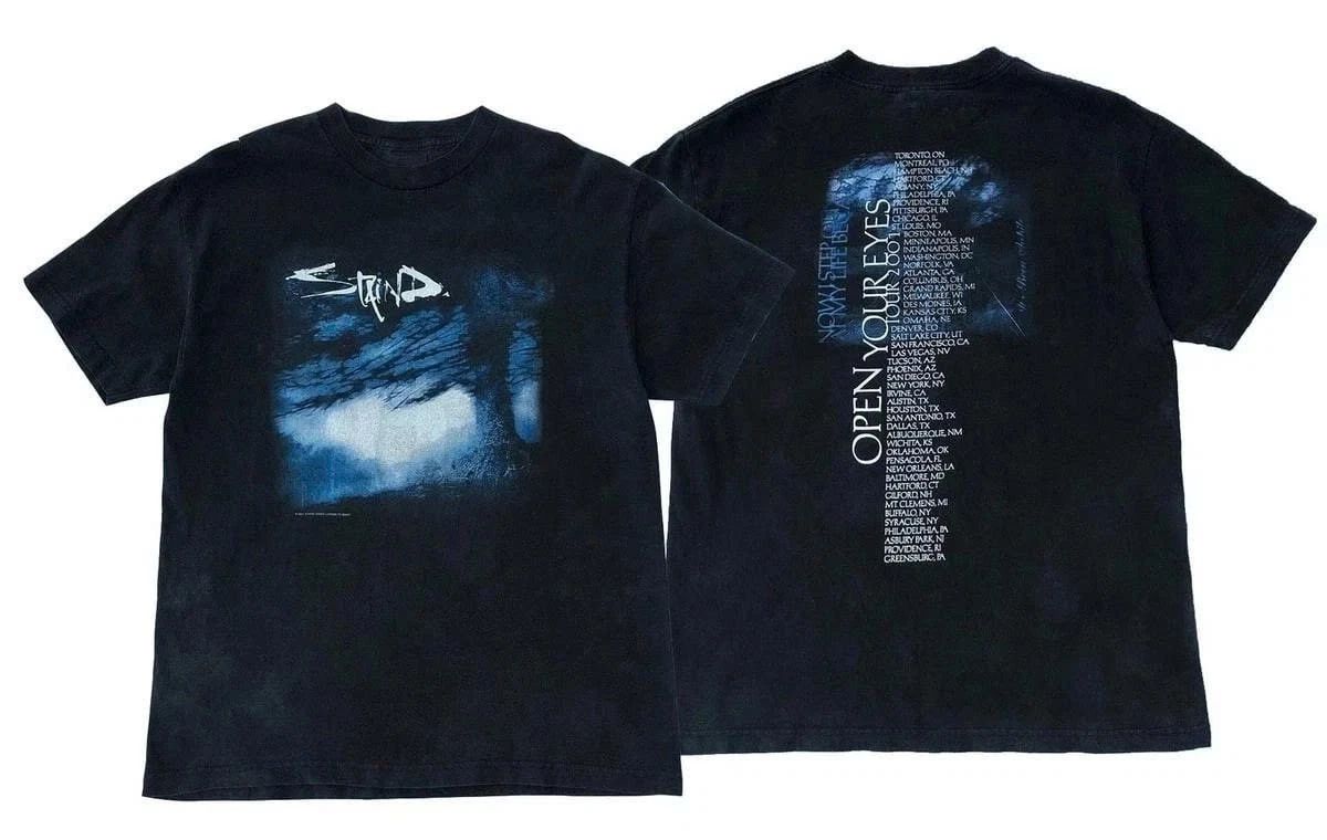 Retro Staind Band Trendy Graphic Custom Two Sides Unisex T-Shirt Unisex T-shirt, Sweatshirt, Hoodie, Long Sleeve Tee - T-Shirt, Sweatshirt, Hoodie