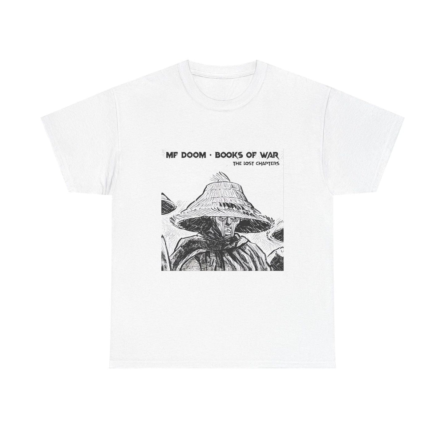MF DOOM Books of War Art Graphic Print Unisex Heavy Cotton T-Shirt Unisex T-shirt, Sweatshirt, Hoodie, Long Sleeve Tee - T-Shirt, Sweatshirt, Hoodie