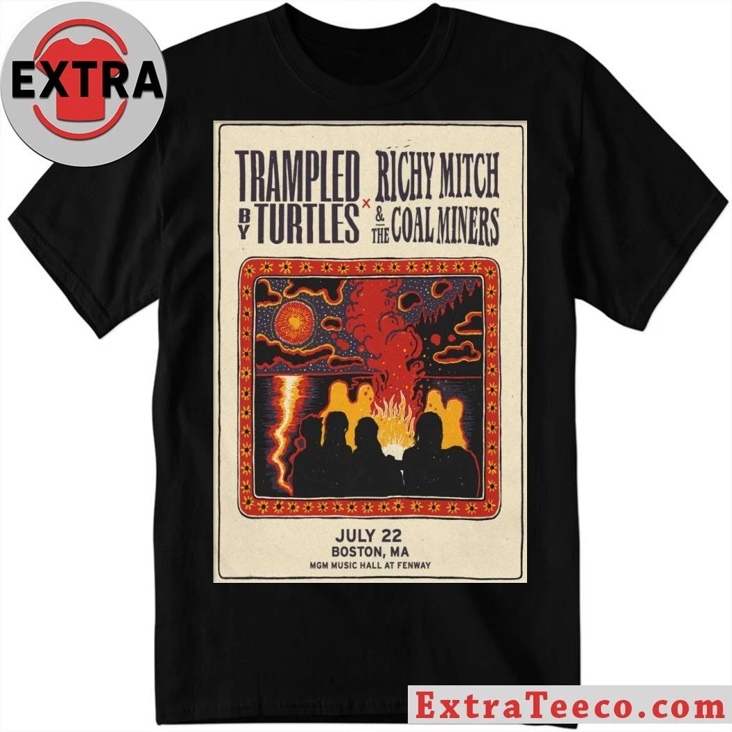 Original Trampled By Turtles July 22 2026 MGM Music Hall At Fenway Boston, MA Poster T-Shirt - T-Shirt, Sweatshirt, Hoodie