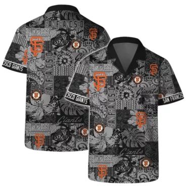San Francisco Giants Patchwork Heritage Hawaiian Shirt Unisex T-shirt, Sweatshirt, Hoodie, Long Sleeve Tee - T-Shirt, Sweatshirt, Hoodie