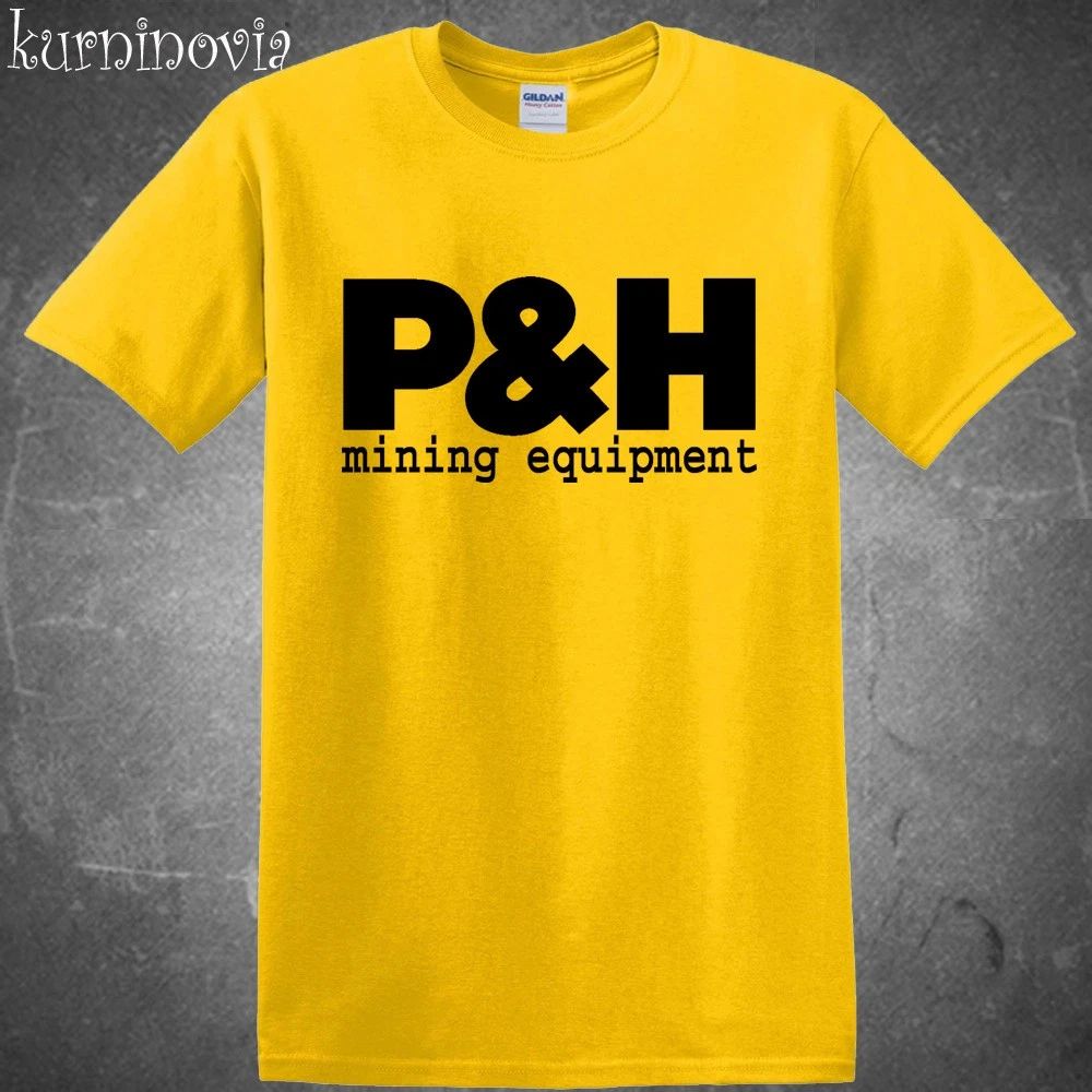 P&H Mining Equipment Men's Yellow Size S to 5XL Unisex T-shirt, Sweatshirt, Hoodie, Long Sleeve Tee - T-Shirt, Sweatshirt, Hoodie