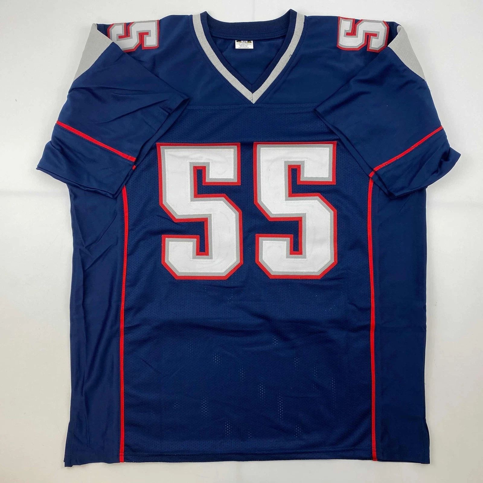 Junior Seau New England Blue Reprint Jersey Unisex T-shirt, Sweatshirt, Hoodie, Long Sleeve Tee - T-Shirt, Sweatshirt, Hoodie