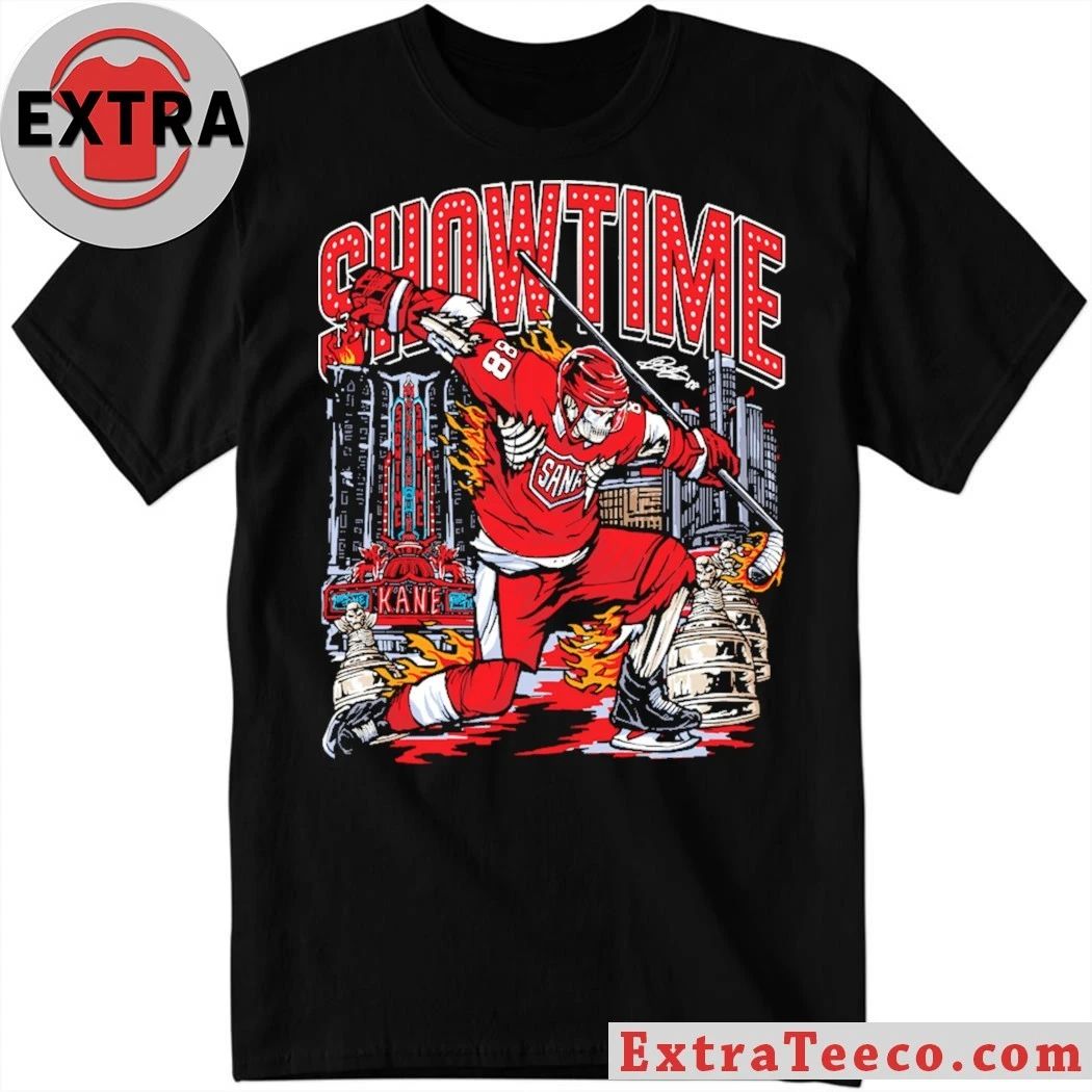 SANA Detroit X Patrick Kane #88 Showtime Signature T-Shirt Unisex T-shirt, Sweatshirt, Hoodie, Long Sleeve Tee - T-Shirt, Sweatshirt, Hoodie