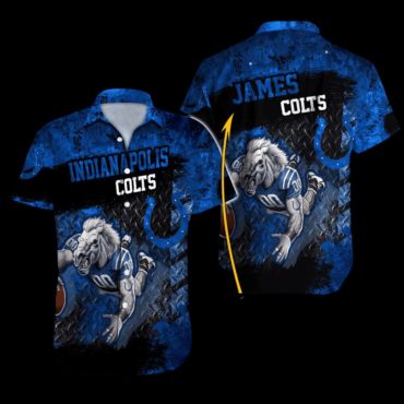 Personalized Indianapolis Colts Tropical Victory Aloha Shirt Unisex T-shirt, Sweatshirt, Hoodie, Long Sleeve Tee - T-Shirt, Sweatshirt, Hoodie