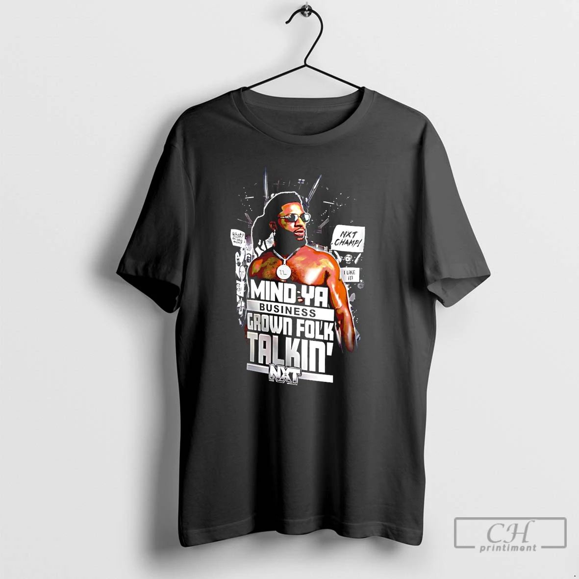Premium Trick Williams Mind Ya Business Grown Folk Talkin T Shirts Unisex T-shirt, Sweatshirt, Hoodie, Long Sleeve Tee - T-Shirt, Sweatshirt, Hoodie