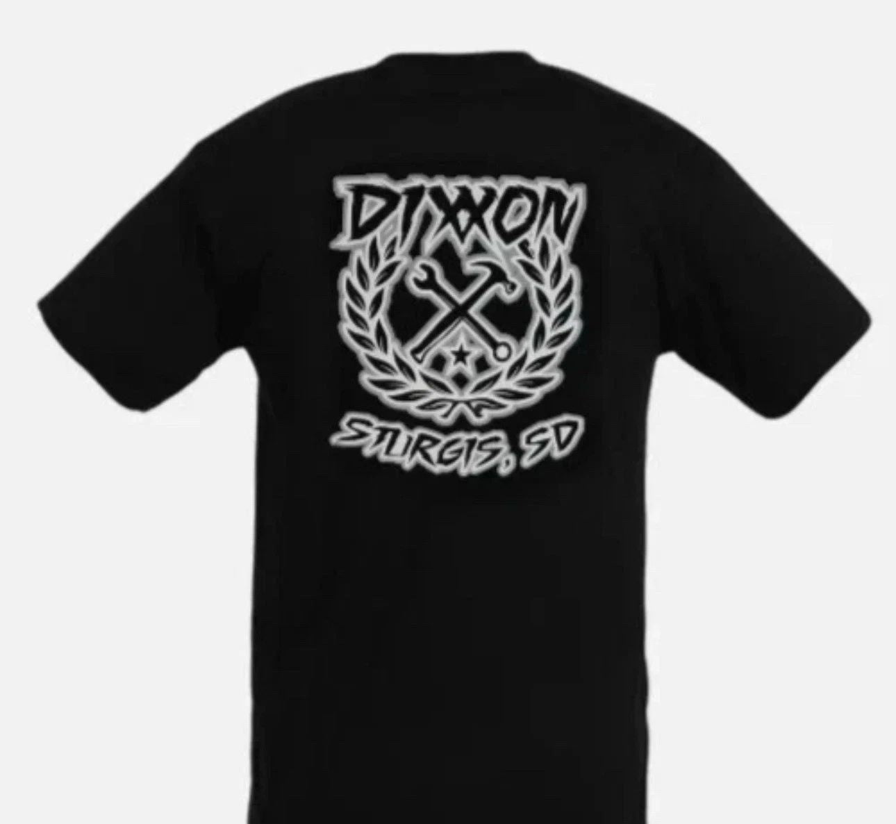 Dixxon Mens Black Sturgis White Crest Graphic Tee Shirt NWT Biker Harley Size XL Unisex T-shirt, Sweatshirt, Hoodie, Long Sleeve Tee - T-Shirt, Sweatshirt, Hoodie