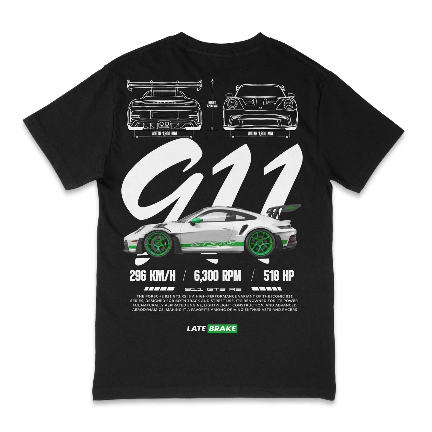 911 GT3 WG Drivers Collective T-Shirt - Late Brake Porsche Supercar Automotive Unisex T-shirt, Sweatshirt, Hoodie, Long Sleeve Tee - T-Shirt, Sweatshirt, Hoodie