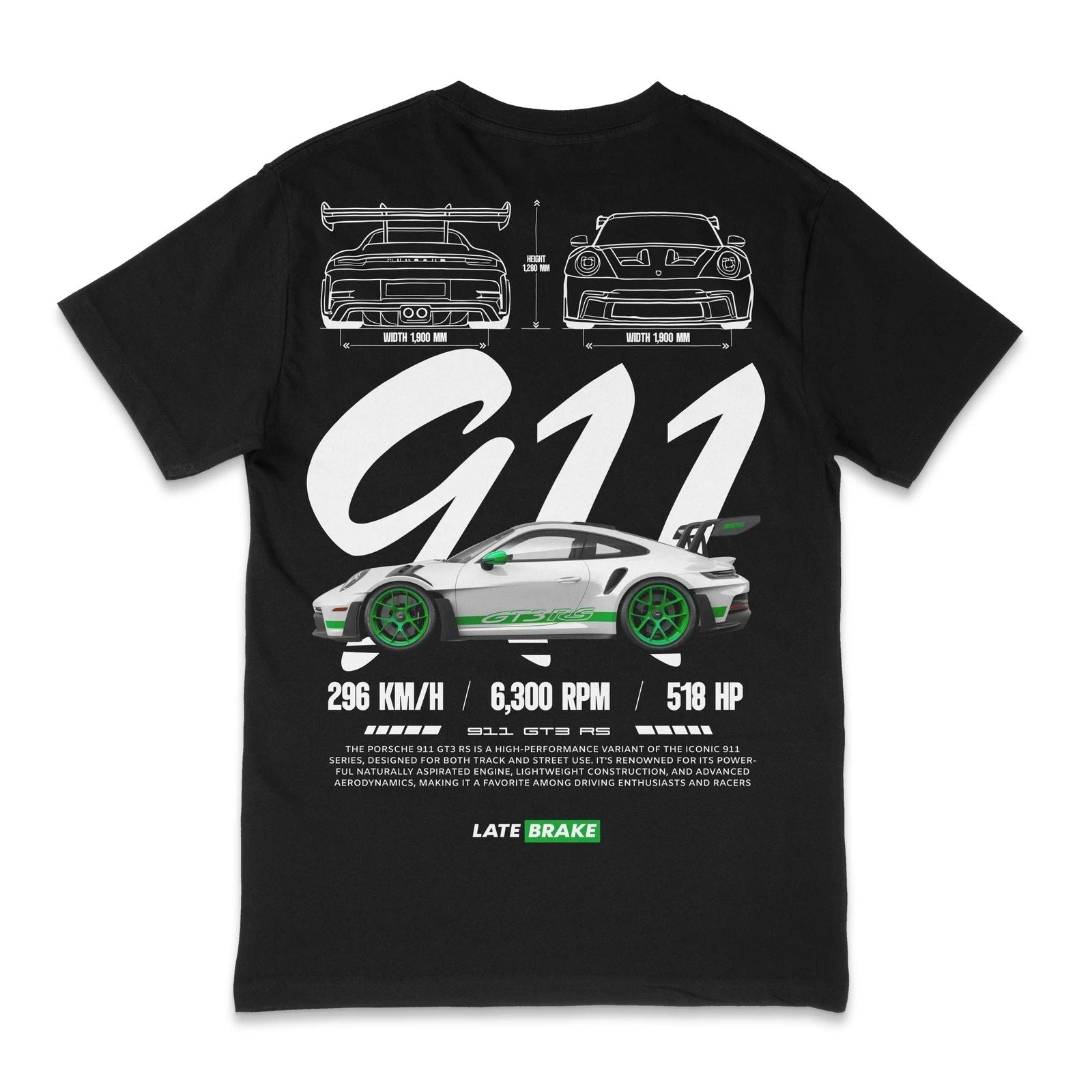 911 GT3 WG Drivers Collective T-Shirt - Late Brake Porsche Supercar Automotive Unisex T-shirt, Sweatshirt, Hoodie, Long Sleeve Tee - T-Shirt, Sweatshirt, Hoodie