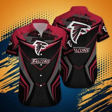 Atlanta Falcons Dynamic Chevron Hawaiian Shirt Unisex T-shirt, Sweatshirt, Hoodie, Long Sleeve Tee - T-Shirt, Sweatshirt, Hoodie
