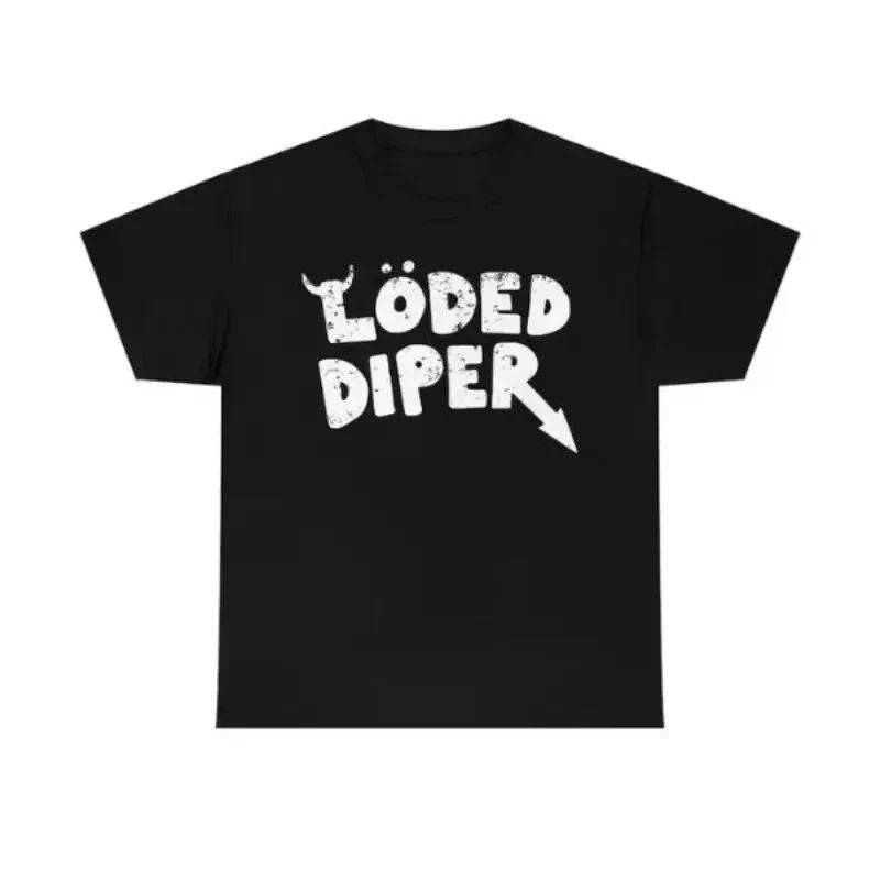 [100% Cotton] Loded Diaper Unisex Heavy Cotton T-shirt Menswear Top Vintage Dist Unisex T-shirt, Sweatshirt, Hoodie, Long Sleeve Tee - T-Shirt, Sweatshirt, Hoodie